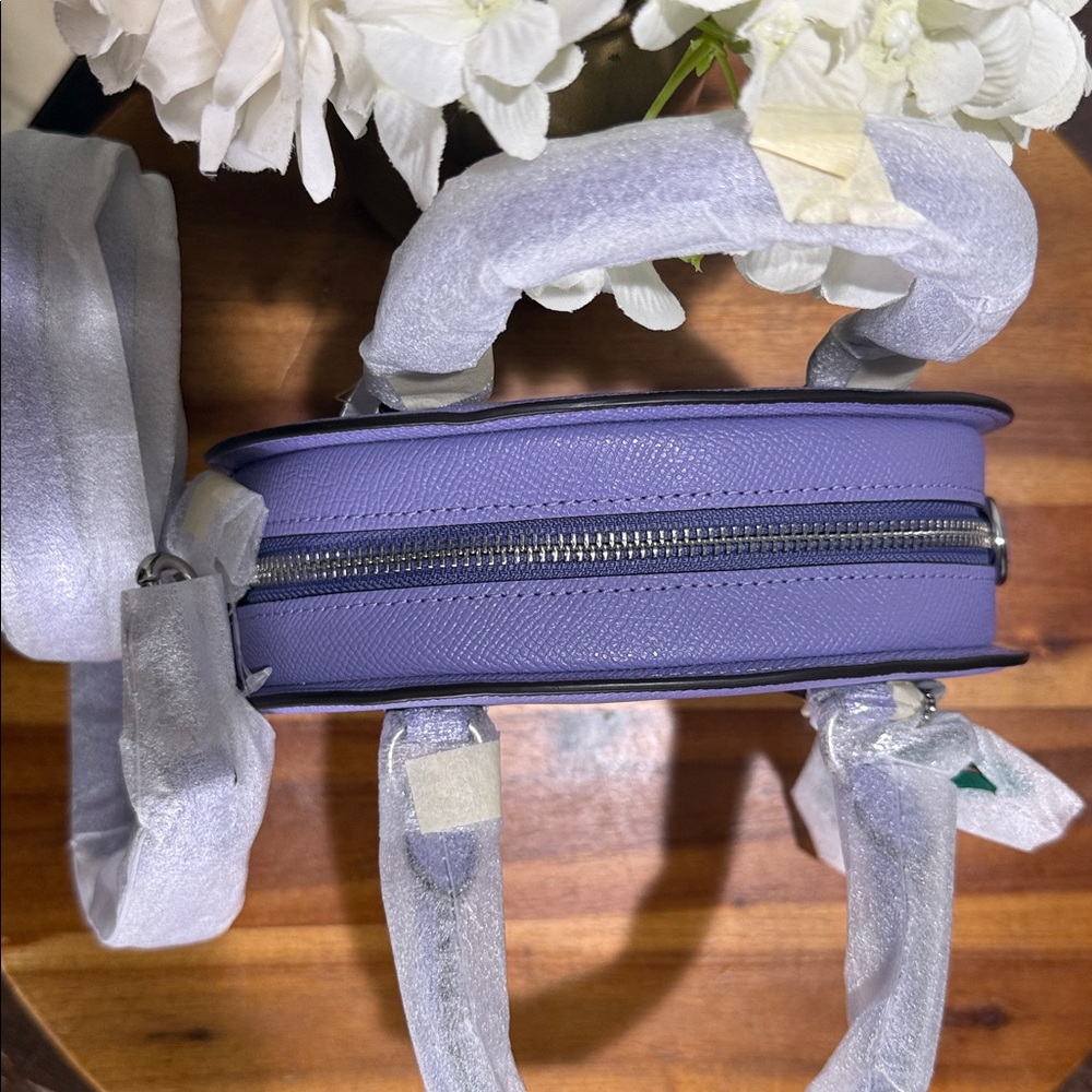 Coach CR253 Blueberry Crossbody In Light Violet NWT - Picture 10 of 12